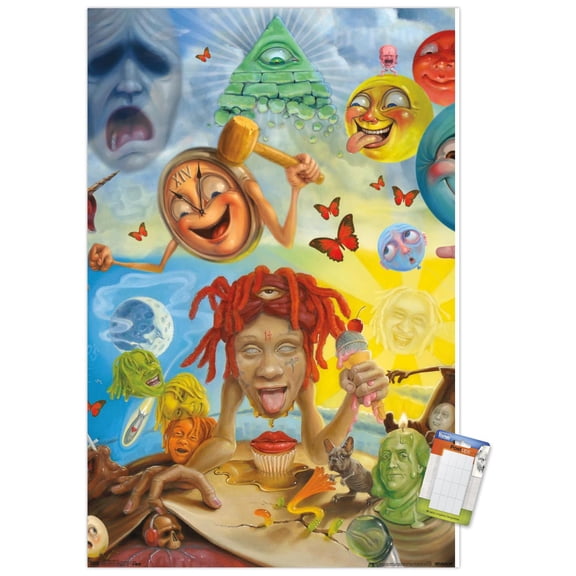Trippie Redd - Art Wall Poster, 22.375" x 34"