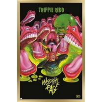 Trippie Redd - Miss the Rage Wall Poster, 14.725" x 22.375" Framed
