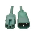 thumbnail image 1 of Tripplite 3Ft Power Extension Cord 14 Awg 15A C14 C15 Heavy Duty Sjt Green, P018-003-AGN (7U0426), 1 of 4