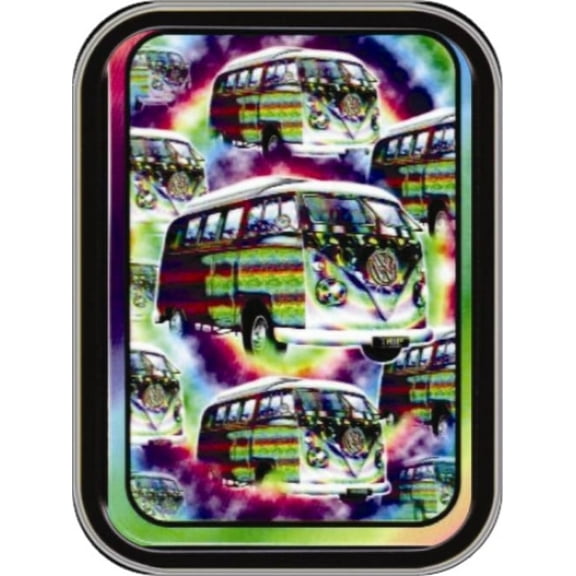 Trippy Bus Stash Tin Storage Container 4.37" L x 3.5" W x 1" H
