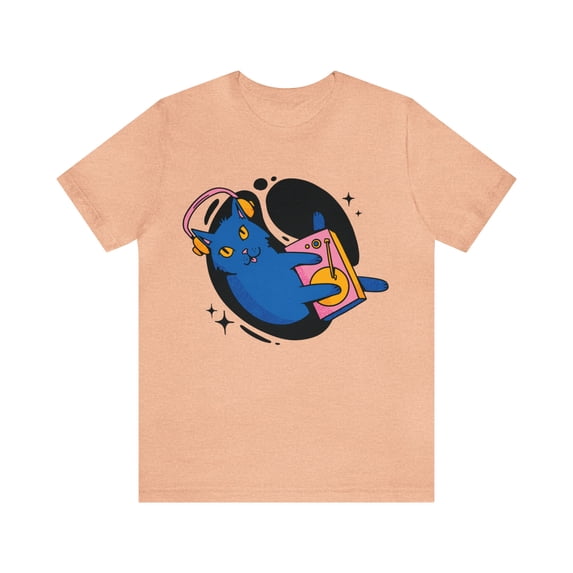 Trippy DJ Cat Shirt, DJ Gift T-Shirts