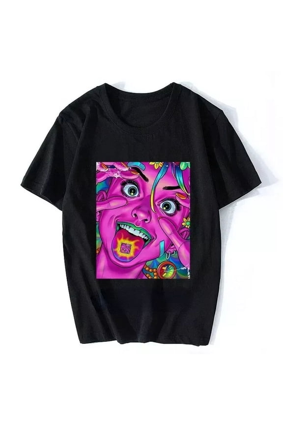 Trippy Design Shirt, Lucid Dream Theme, Unisex Cotton, Size S-3XL
