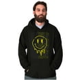 thumbnail image 1 of Trippy Melting Dripping Happy Face Hoodie Sweatshirt Women Men Brisco Brands S, 1 of 6