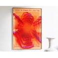 thumbnail image 1 of Trippy Psychedelic 70s Retro Gradient Wall Art Print, Unframed Paper Poster 24x36in, 1 of 4