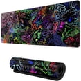 thumbnail image 1 of Trippy Psychedelic Art XXL XL Large Gaming Mouse Pad for Desk, Non-Slip Long Extended Keyboard Pads Mousepad Rubber Table Mat 31.5 X 11.8 Inch, 1 of 6