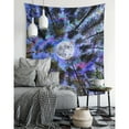 thumbnail image 1 of Trippy Tapestries Wall Hanging Psychedelic Forest Tree Colorful Moon Purple Ceiling Tapestry for Bedroom Teen Girls Cute Small Dorm College Tapestry Indie Room Wall Decor Aesthetic 51x60 inch, 1 of 5