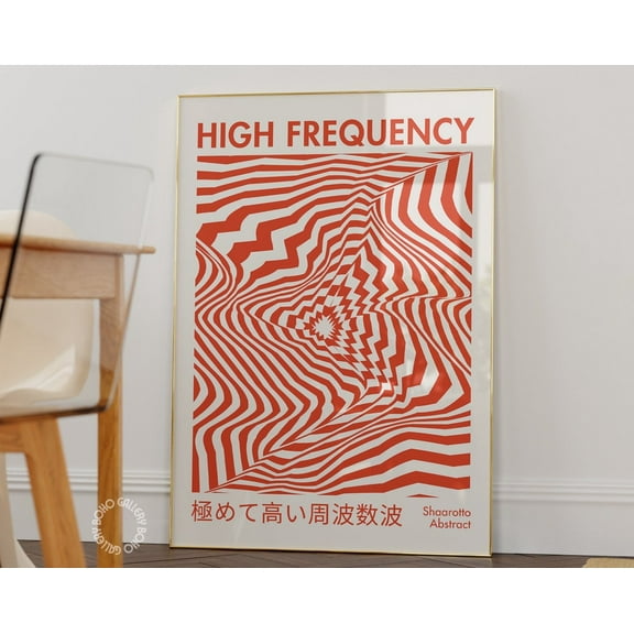 Trippy Wall Art, Vintage Wall Print, Retro Surreal Art, Psychedelic Art, 70S Art, Weird Art, Aesthetic Typography Print Wall Art, Modern Wall Decor, 24x36 UNFRAMED