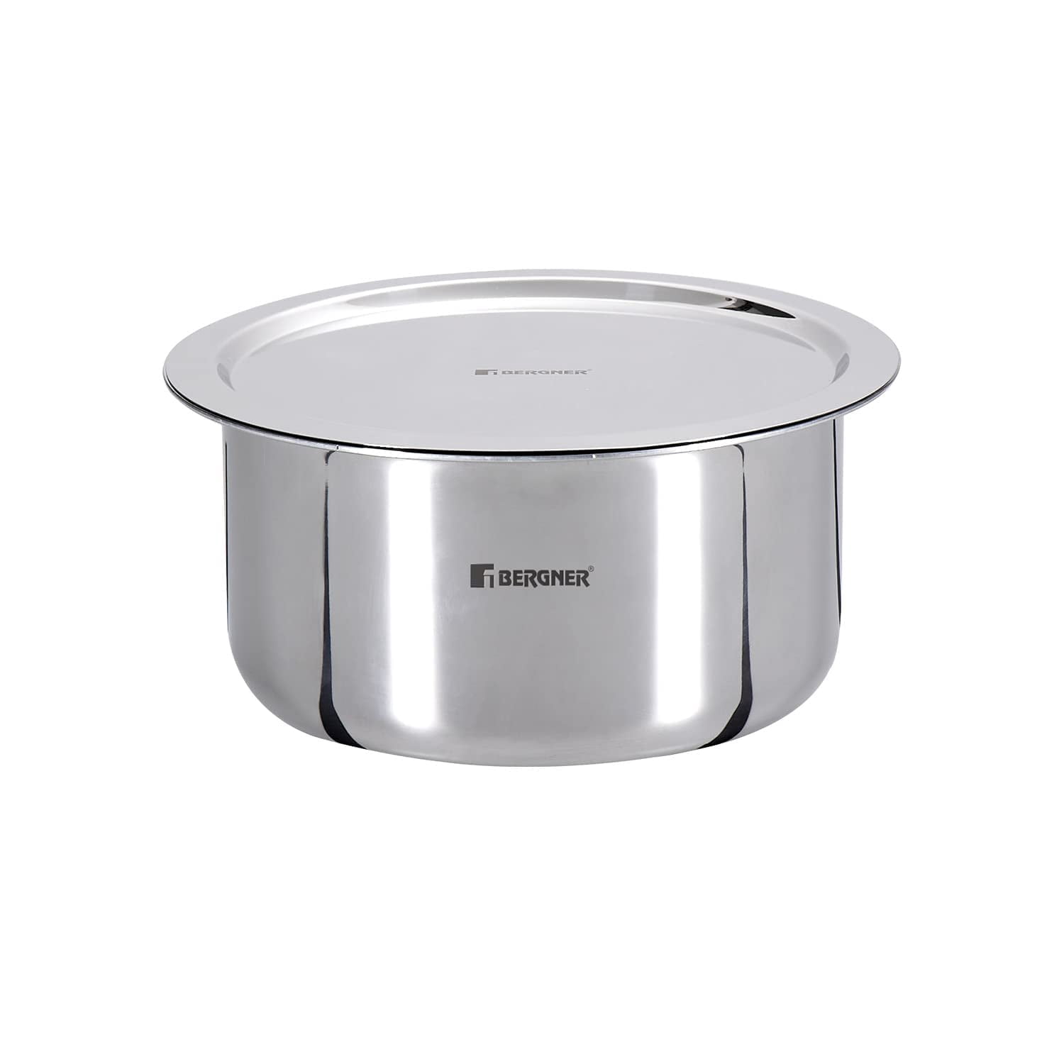 Tripro Triply 14 Cm Cauldron, Tope, Handi, Patila With Stainless Steel Lid 1.2 Liters Capacity | Multi-layered Polish Surface, Induction & Gas Ready, 5-year Warranty