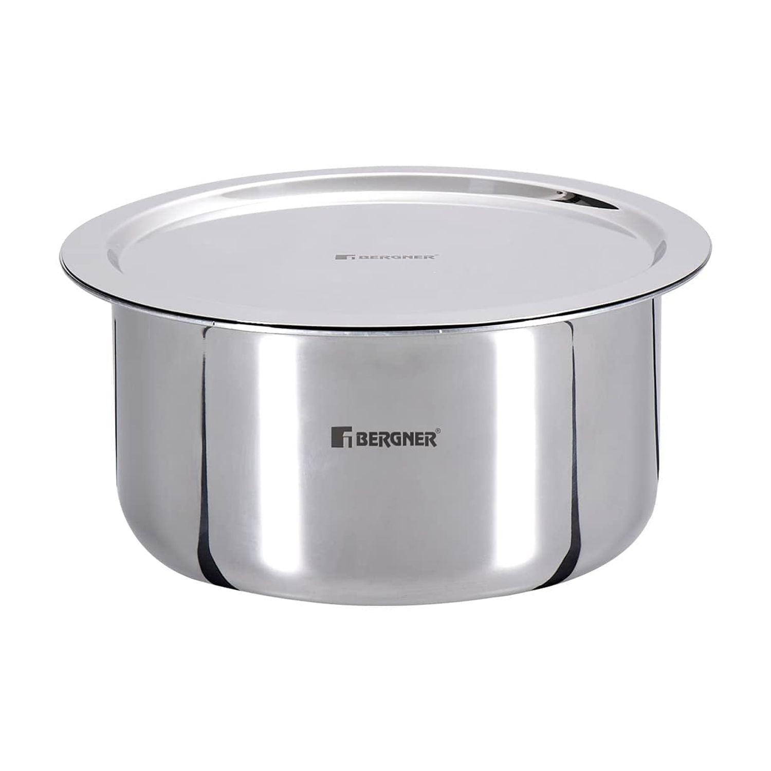 Tripro Triply 24 Cm Cauldron, Tope, Handi, Patila With Stainless Steel Lid 5.8 Liters Capacity | Multi-layered Polish Surface, Induction & Gas Ready, 5-year Warranty