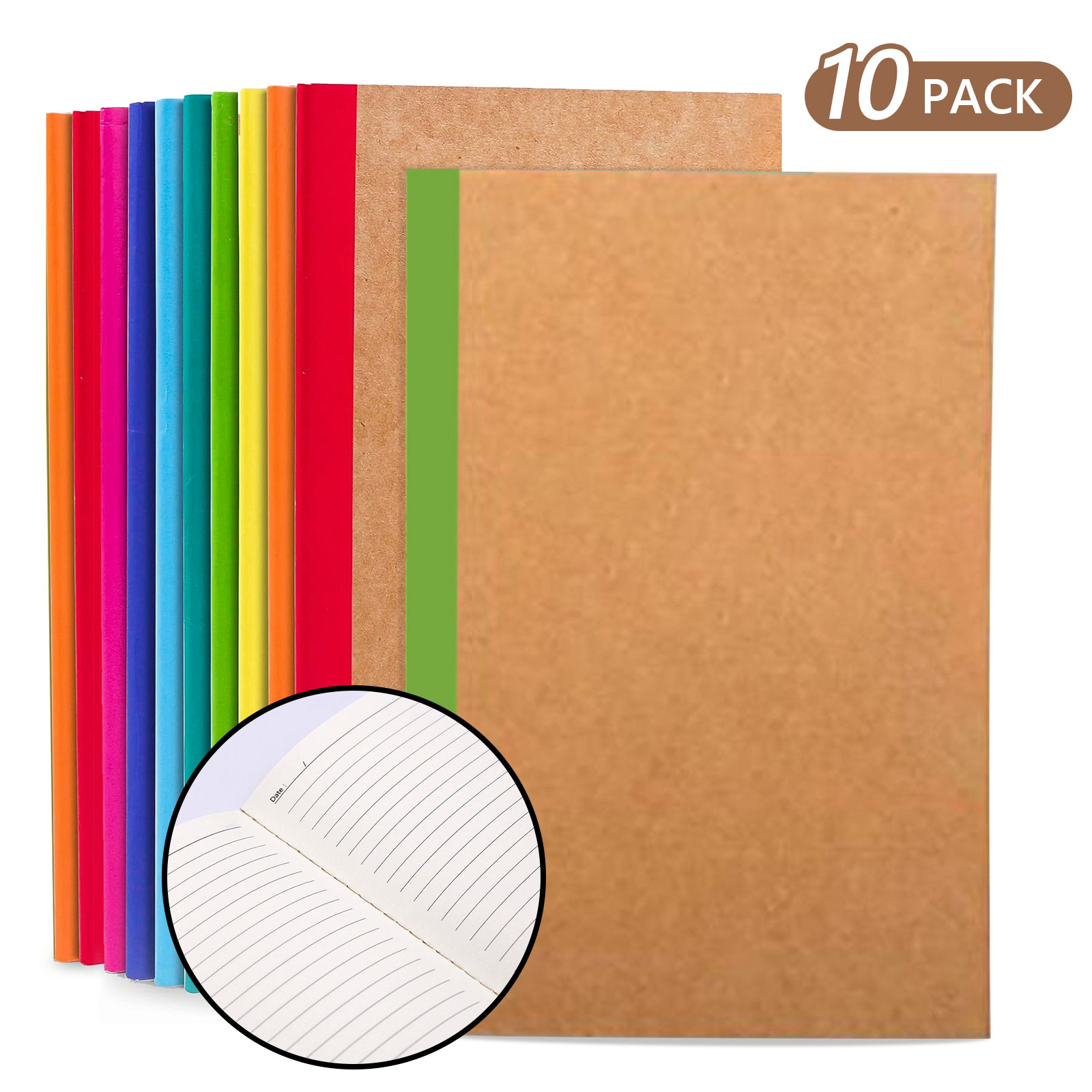 Composition Notebook Wide Ruled Notebook for Students, Math and