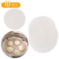 thumbnail image 1 of Tripumer 10 Pcs Cotton Steamer Liners Yarn Steamer Cloth Cotton Mesh Mat Pad for Home and Restaurant Dumplings Baking Cooking Tool, 1 of 7