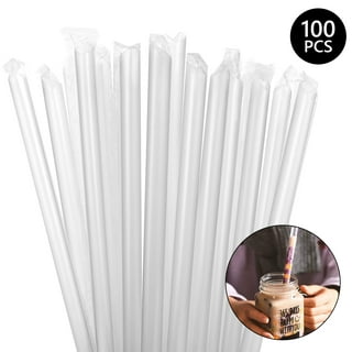 Gulp Water, 0.55(14mm) Extra-Wide Fat Straw, Reusable Silicone Straws for  Boba Smoothies Milkshake, Short Straws 6 inch(15cm)