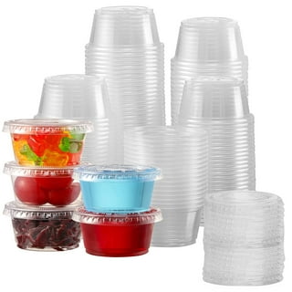 Asporto 16 oz Clear Plastic Salad to Go Cup - with Clear Lid and Fork, Red Heart Plug - 3 3/4 inch x 3 3/4 inch x 6 inch - 100 Count Box, Size: 16 fl