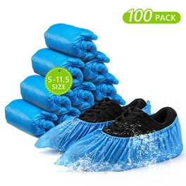 100 Pack Disposable Booties Shoe Covers 50 Pairs Non Slip Durable for Home Floor Protection Walmart