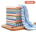 thumbnail image 1 of Tripumer 12 Pack Microfiber Cleaning Cloth Kitchen Towels Dish Rags for Dish Drying Washing Absorbent Streak Free Lint Free Rags Reusable, 1 of 7