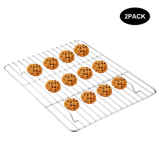 Tripumer 2 Pack Cooling Rack for Baking Square Stainless Steel Wire