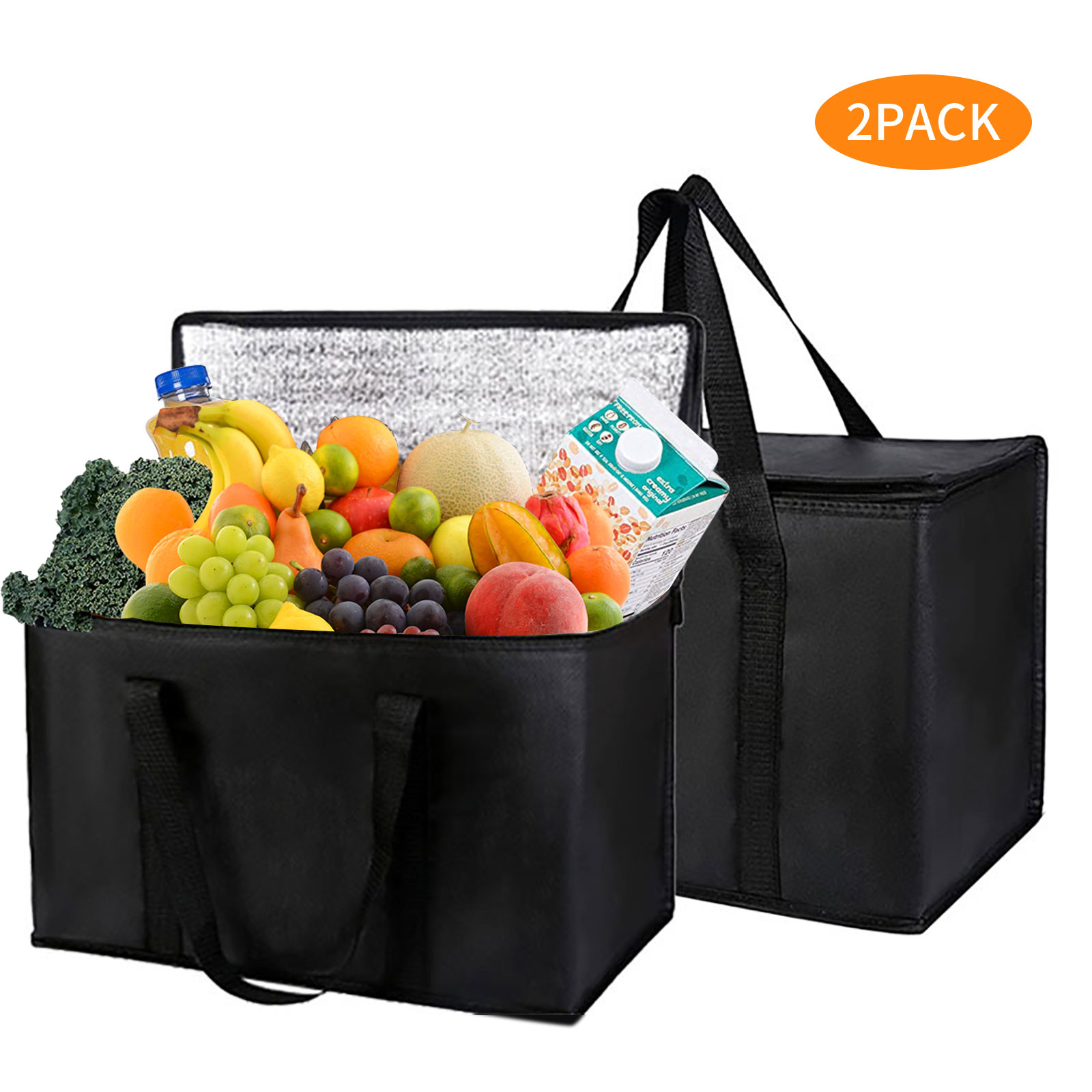 Tripumer 3 Pack Insulated Grocery Shopping Bags Reusable Bag Thermal ...