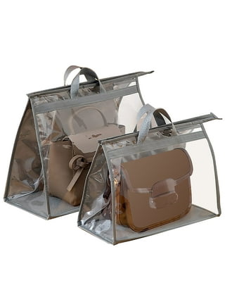 CINPIUK Clear Handbag Storage Bags Purse Organizer for Closet, Zipper  Hanging Storage Bag for Handbags, S