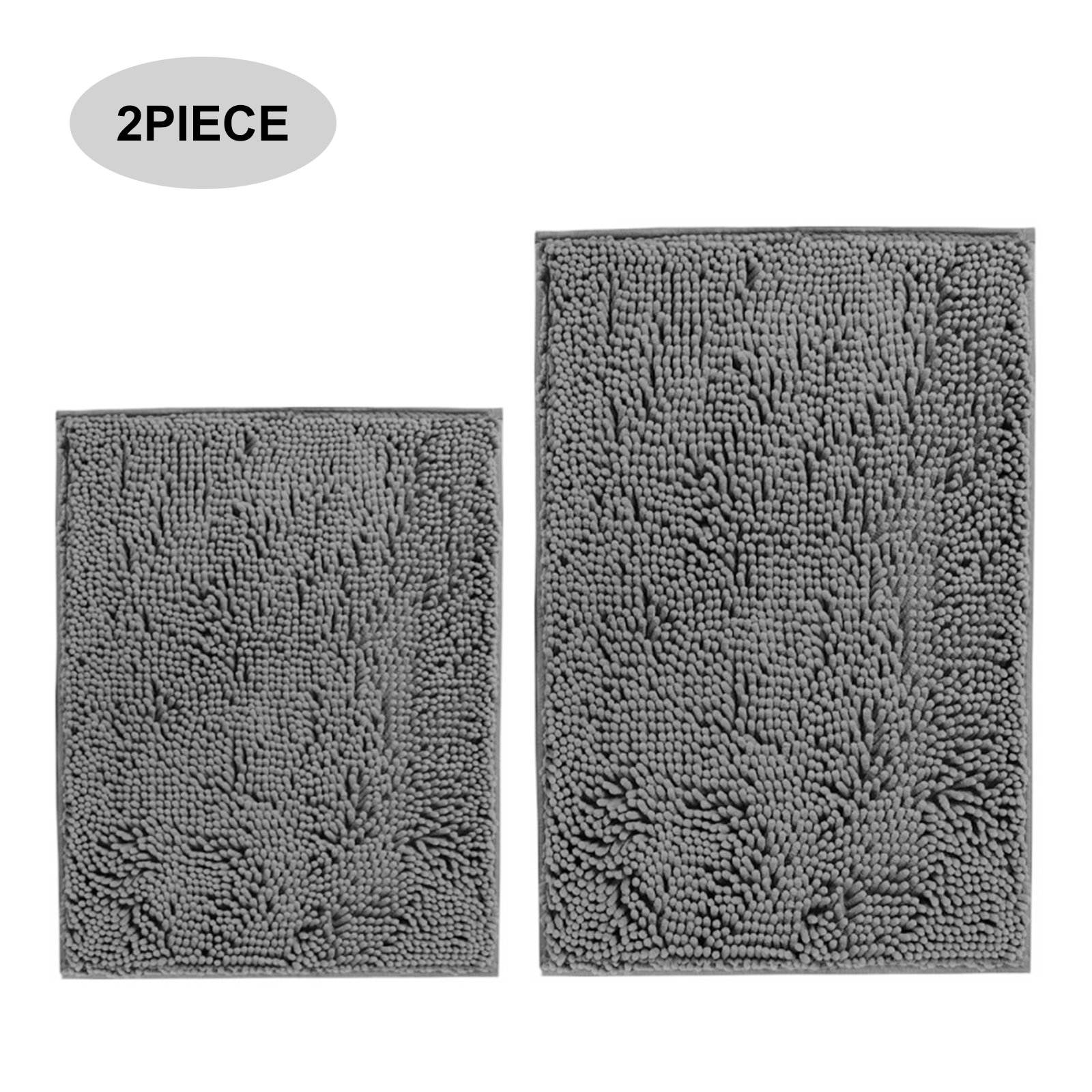 Chicago Butter Chenille 2 Piece Bathroom Rug Set - Walmart.com