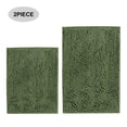 Tripumer 2 Piece Non-Slip Chenille Bath Rug Set, Extra Soft & Absorbent ...