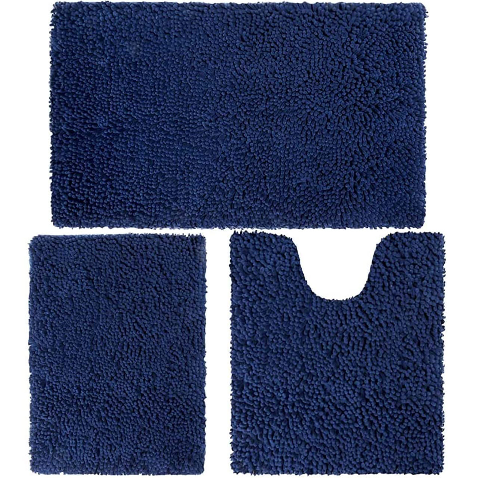 Garland Rug Finest Luxury 3 Piece Ultra Plush Washable Bath Rug Set ...