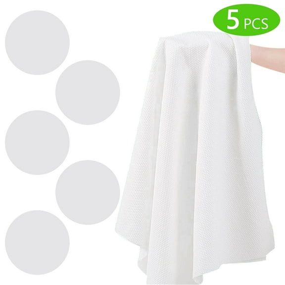 Tripumer 5 Pcs Compressed Travel Bath Towel Tablets  55x27 inch Disposable for Camping Hiking Beach Swim