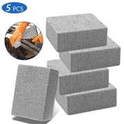 Tripumer 5 Pcs Grill Cleaning Brick Cleaning Brick Pumice Stone Grill Griddle Cleaning Brick Block for Cleaning Bricks Cleans Frying Pans Grills