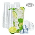 Tripumer [50 PACK]24 Oz Clear Plastic Cups BPAFree Disposable Cold