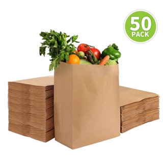 100 Count] Mini Brown Kraft Paper Bag (1 lb) Small - Paper Lunch Bags,  Small Snacks, Gift Bags, Grocery, Merchandise, Party Bags (3 1/2 x 2 3/8 x  6 7/8) (1 Pound Capacity) by EcoQuality 