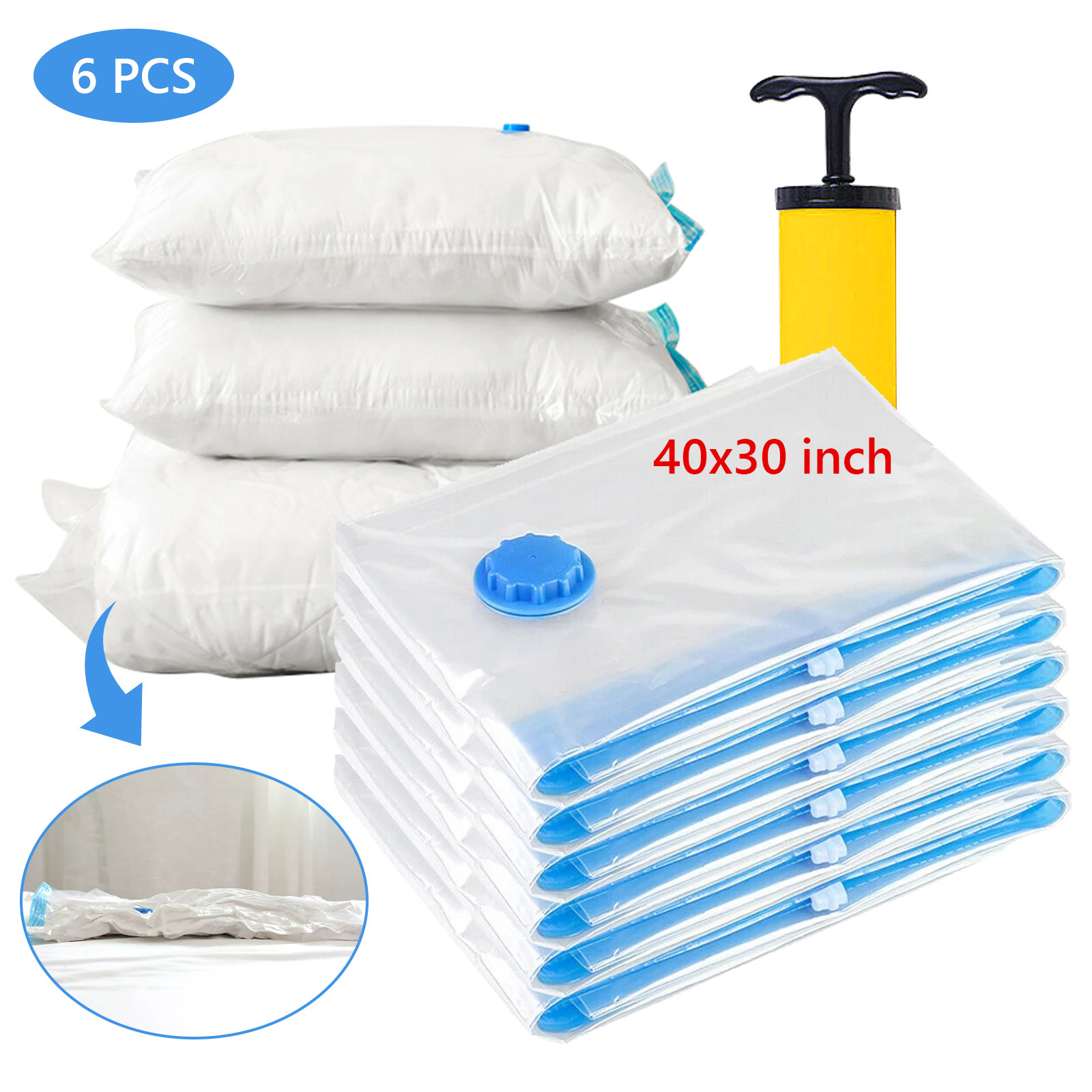 Tripumer 6 Pack Vacuum Storage Bags Vacuum Sealer Bags Save 80 on