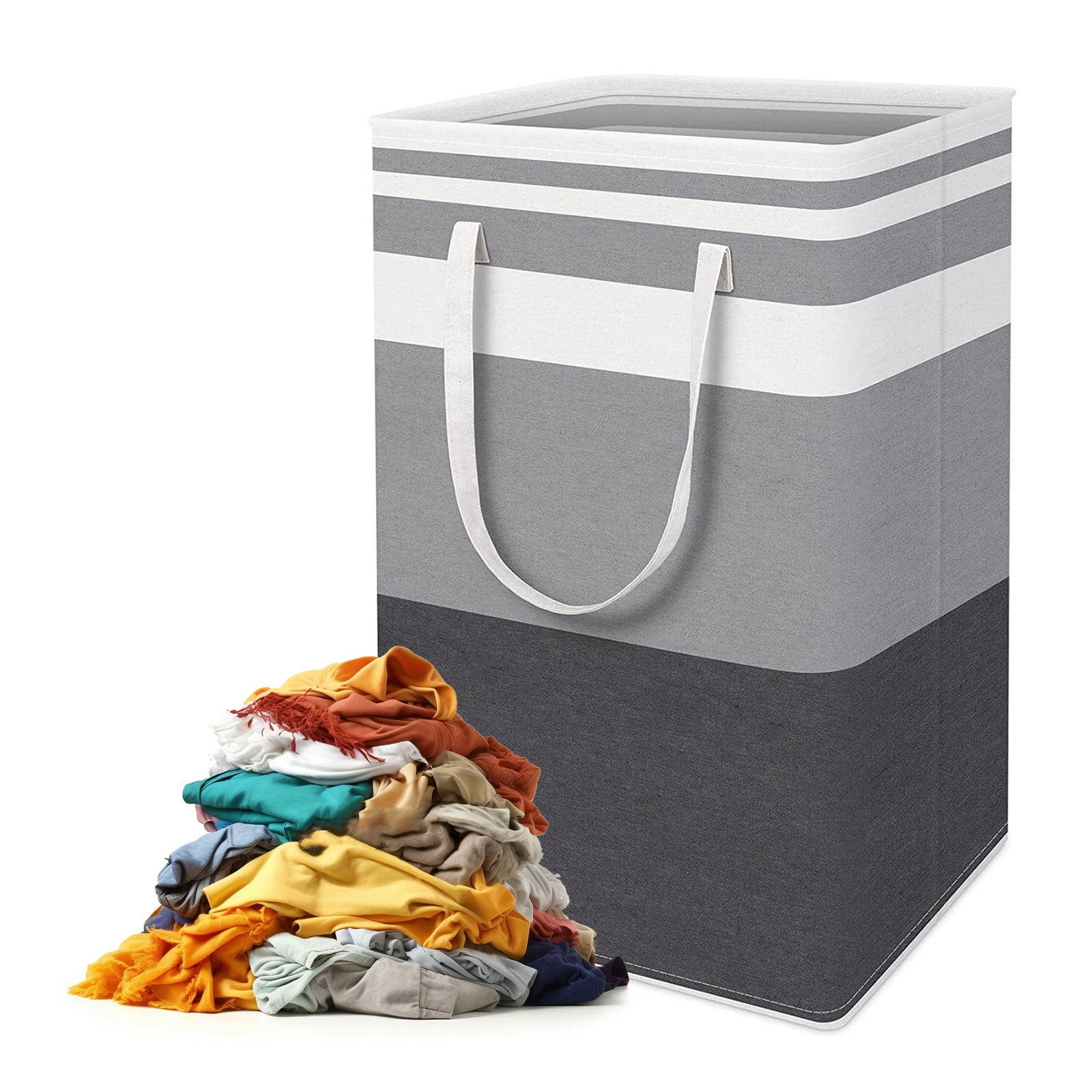 Tripumer 75L Oversized Laundry Basket Foldable Laundry Basket with