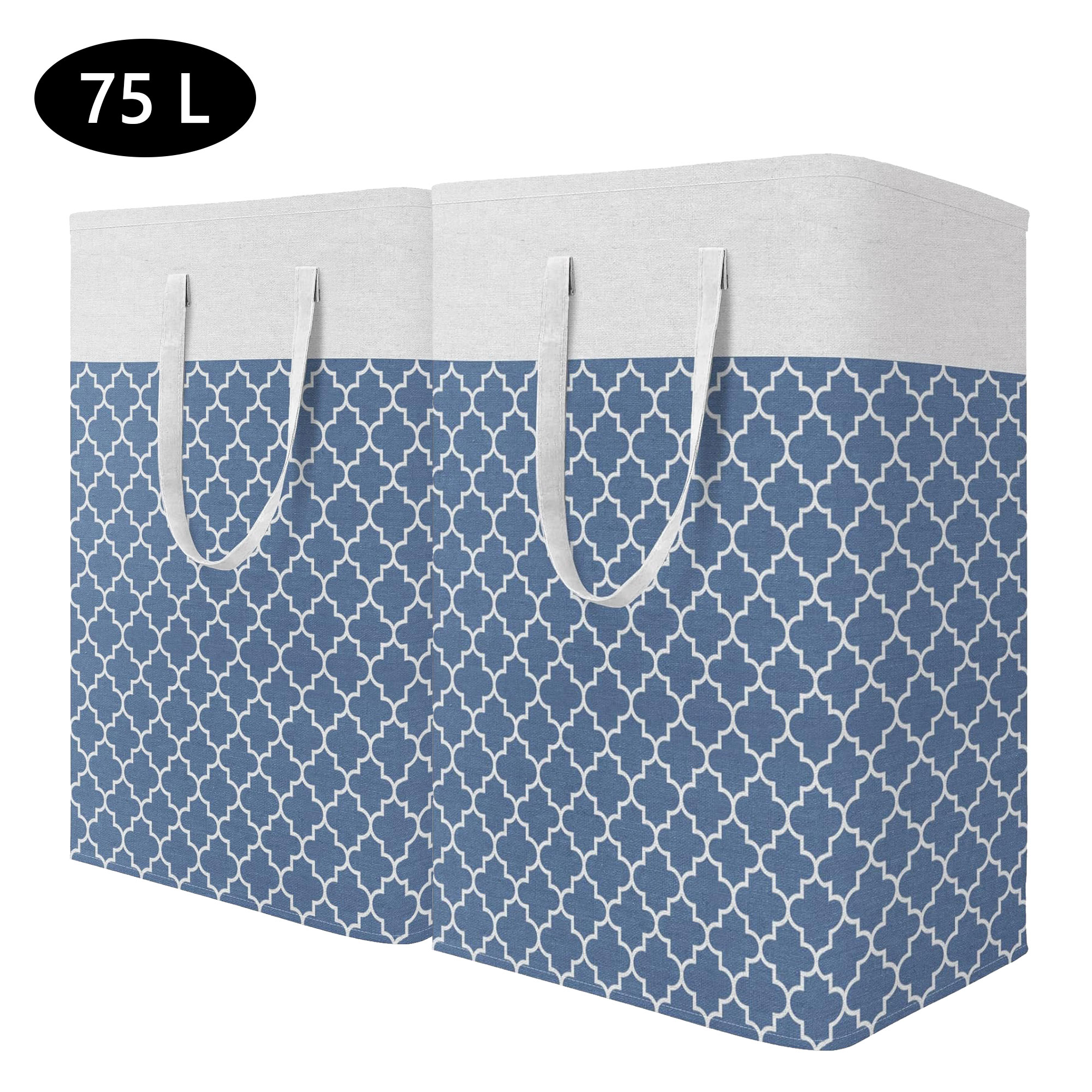 Tripumer 75L Oversized Laundry Basket Waterproof Laundry Hamper