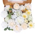 thumbnail image 1 of Semfri Artificial Flower Combo Box Set Faux Silk Flowers Beige Fake Flowers for DIY Wedding Bouquet Centerpiece Arrangement Corsage Party Home Decoration, 1 of 8