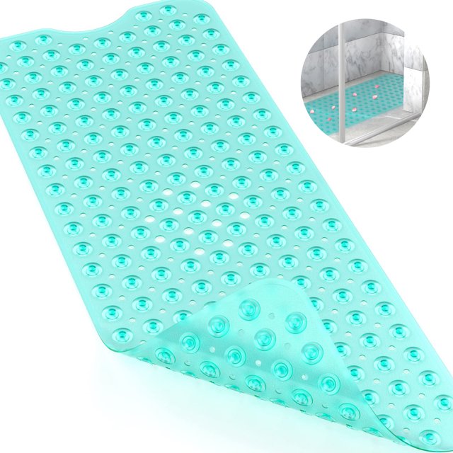 Tripumer Bath Tub Shower Mat 40 x 16 Inch Non Slip Bath Tub Mats Shower