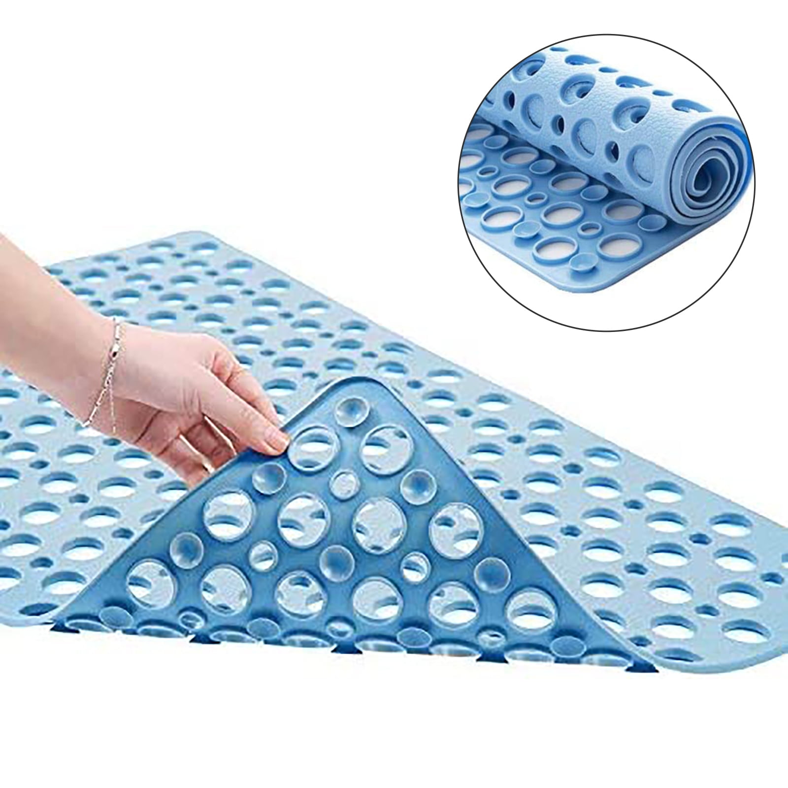 Tripumer Bathtub Mat Shower Mat 30 x 17 inch Non Slip Bath Tub Mats
