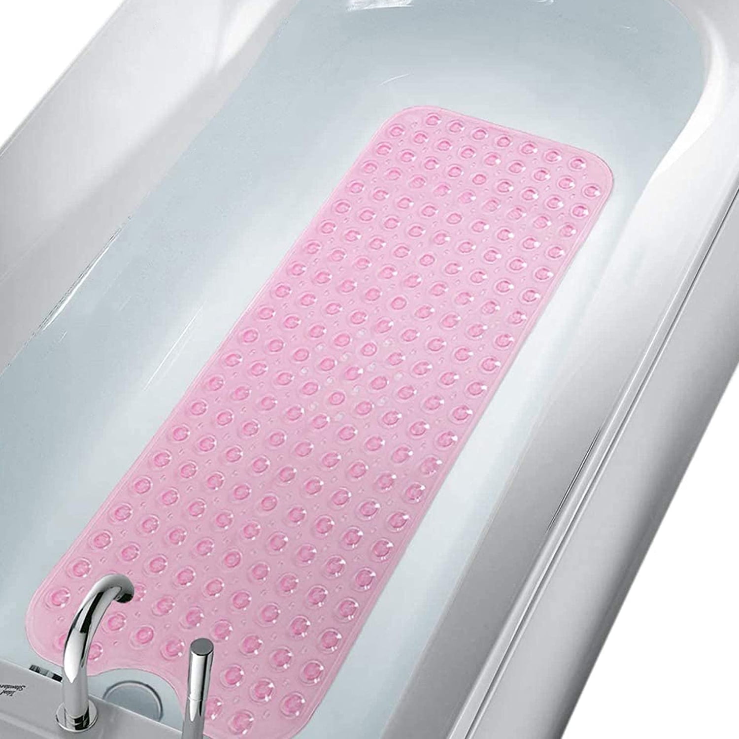 Tripumer Bathroom tub Mat Shower Mat 40 x 16 inch Extra Long Non-Slip ...