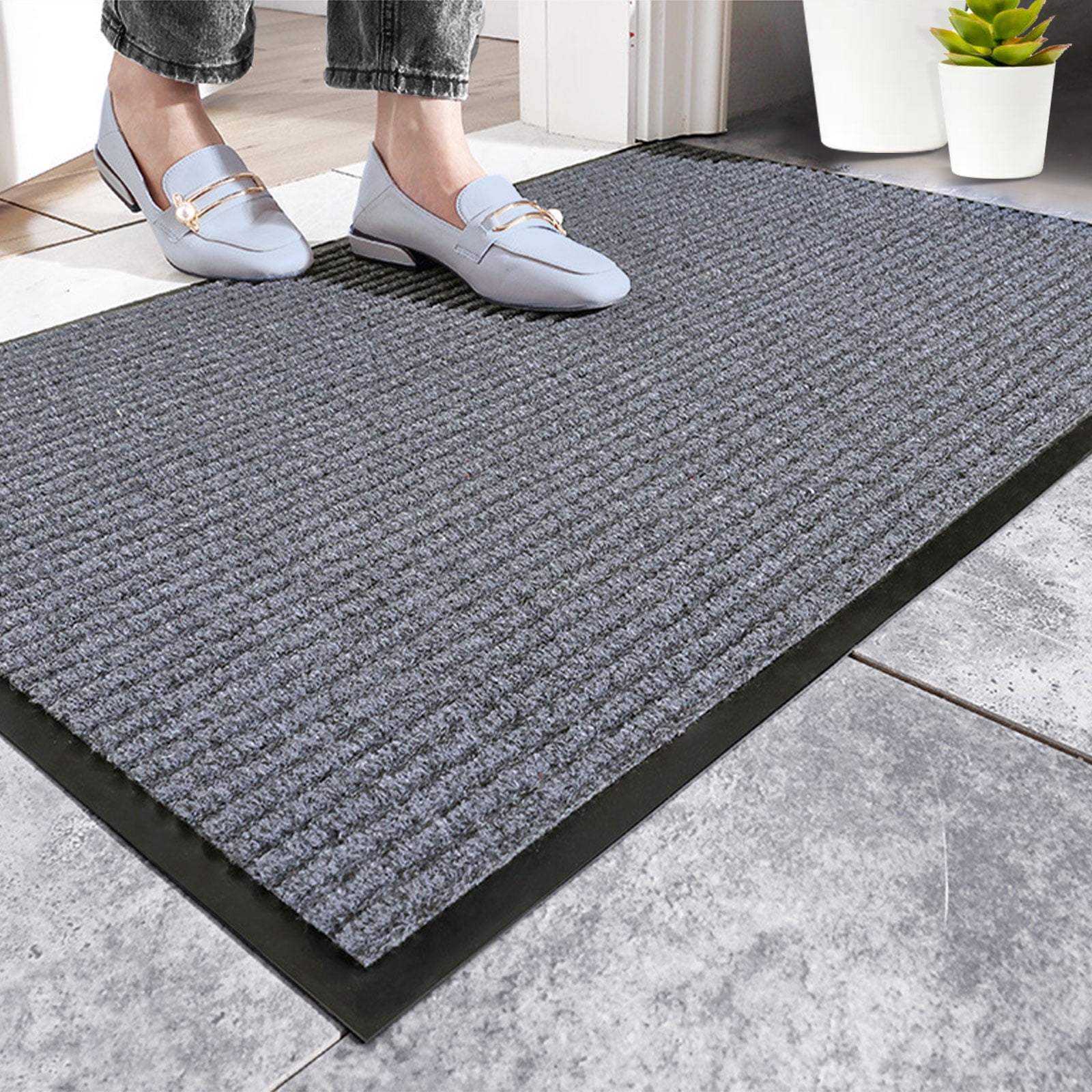 Tripumer Front Door Mat Entrance Welcome DoorMat Heavy Duty Doormat ...