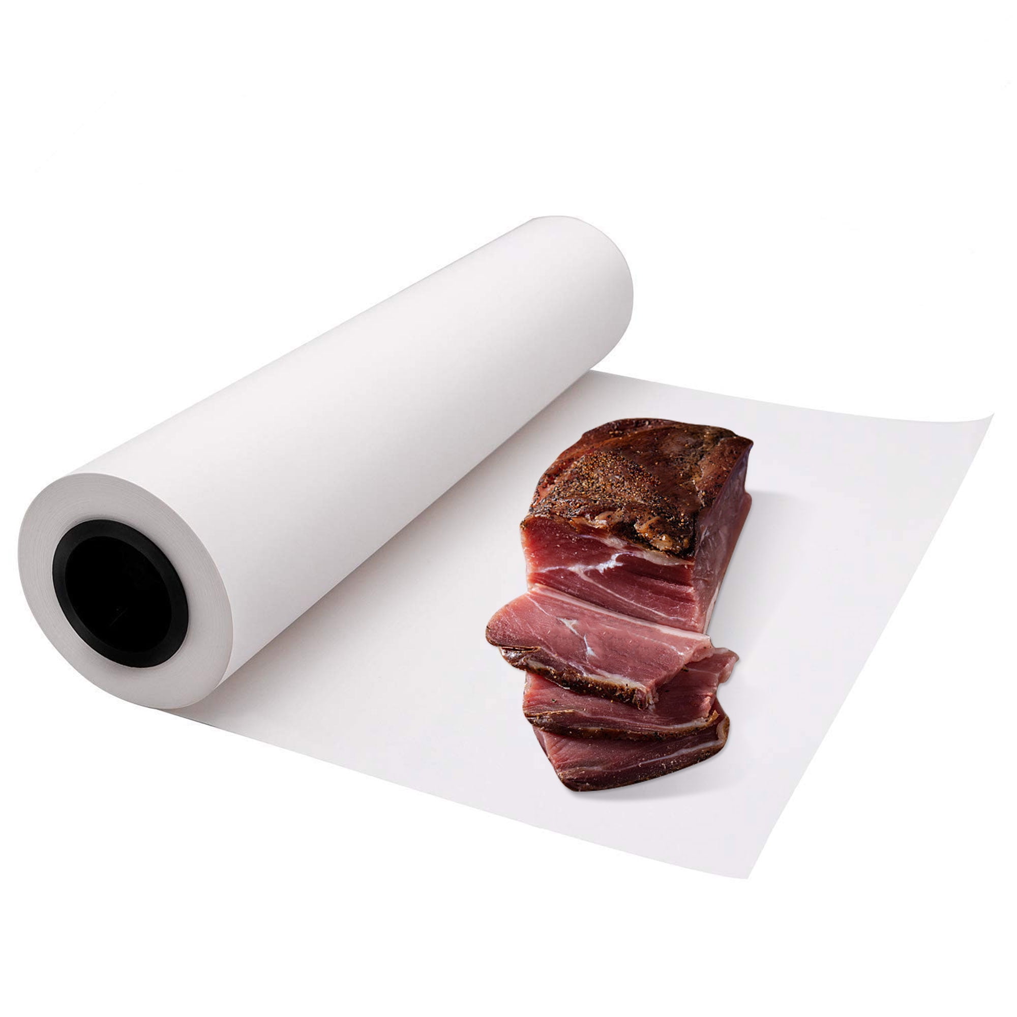 Tripumer Heavy Duty Butcher Paper Roll 18inch x 175ft White Barbecue Paper Food Grade Kraft
