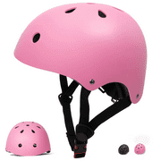 Tripumer Kids Bike Helmet Pink Toddler Helmet Ages 3-8 Years Old Boys Girls Multi-Sport Helmet Childrens Helmets Adjustable Skateboard Cycling Helmet Lightweight for Toddler to Youth