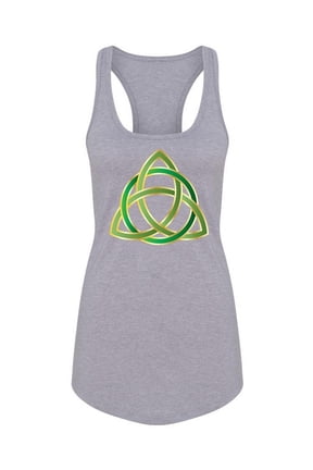 Triquetra Celtic Racerback Tank Women -Image by Shutterstock, Female Small