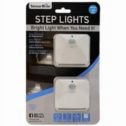 Trisales Marketing  Wireless Motion-Activated LED Sensor Brite Step Lights - Pack of 2