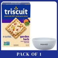 thumbnail image 1 of Triscuit Garden Herb Whole Grain Wheat Crackers 8.5 oz Crispy Healthy Snack with Bowel by Mahad, 1 of 13