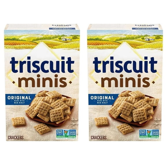 Triscuit Minis Original Crackers, 200g (2 Pack)