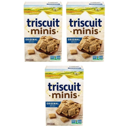 Triscuit Minis Original Crackers, 200g (3 Pack)