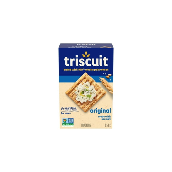 Nabisco Triscuit Original Whole Grain Wheat Crackers (Pack of 5)
