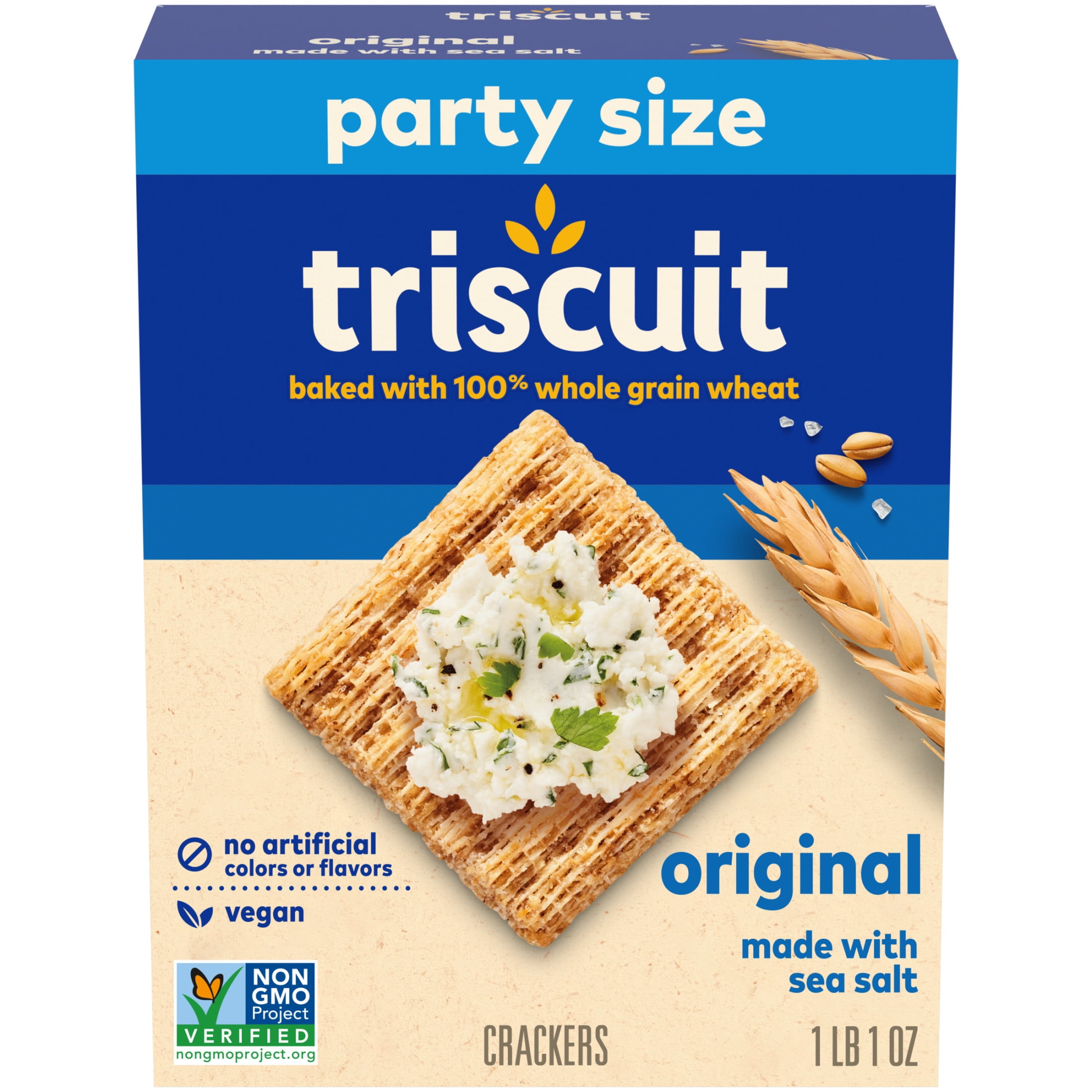 Triscuit Original Whole Grain Wheat Crackers Vegan Crackers Healthy