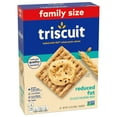 thumbnail image 1 of Triscuit Reduced Fat Whole Grain Wheat Crackers, Vegan Crackers, Family Size, 11.5 oz (Pack of 6), 1 of 4