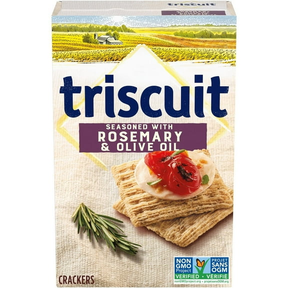 Triscuit Rosemary & Olive Oil Crackers, 200g/ 7.1 oz. Box