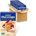 Triscuit Thin Crisps Applewood MSF2 Barbecue Whole Grain Wheat Crackers