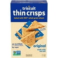 thumbnail image 1 of Triscuit Thin Crisps Original Whole Grain Wheat Crackers, Vegan Crackers, 7.1 oz (Pack of 4), 1 of 5